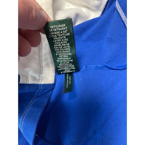 LAUREN RALPH LAUREN ACTIVE Color-Block Sleeveless Vest Size Large - Picture 8 of 9